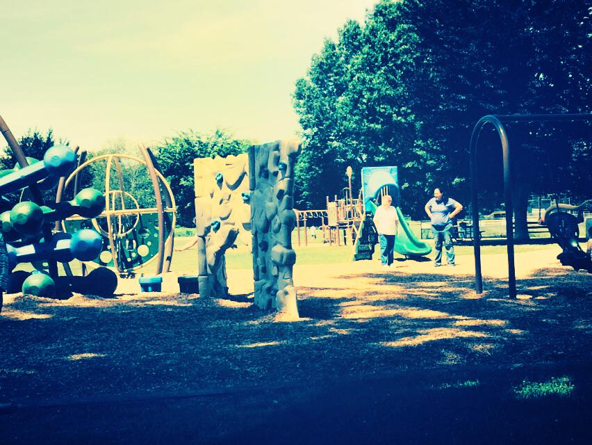 Riverside playground