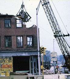 Haverhill's urban renewal program  played a role in the decline of local news. (Photograph courtesy of David J. Connolly.)