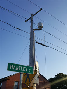 An example of a Verizon small cell installation on a utility pole. (Courtesy photograph.)