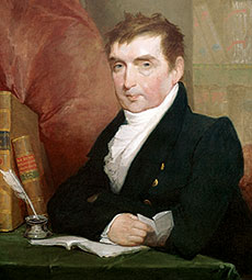 William Smith Shaw. (Gilbert Stuart portrait of Shaw courtesy of Boston Athenæum.)