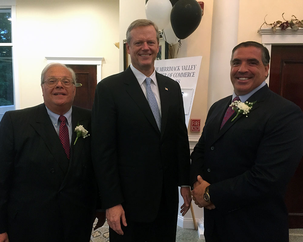 Gov. Baker to be On Hand When Merrimack Valley Chamber Honors Local Businesses Oct. 12