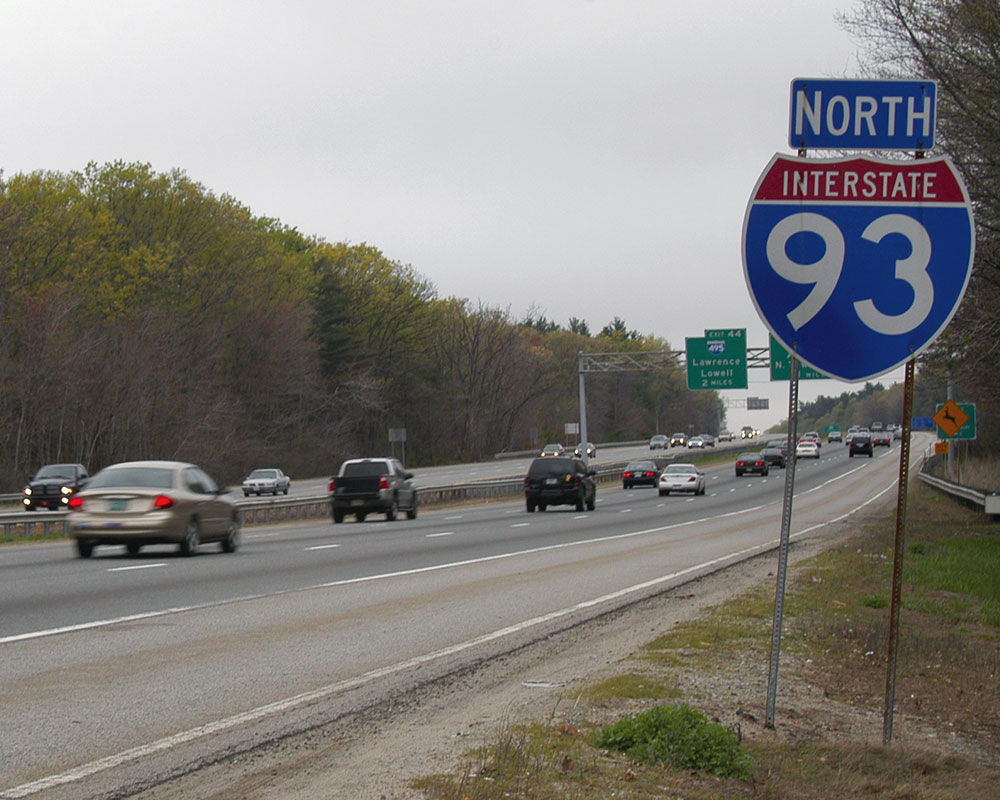 Work to Change I-93 Exit Numbers Between Methuen and Boston to Match Mileposts Starts Next Week