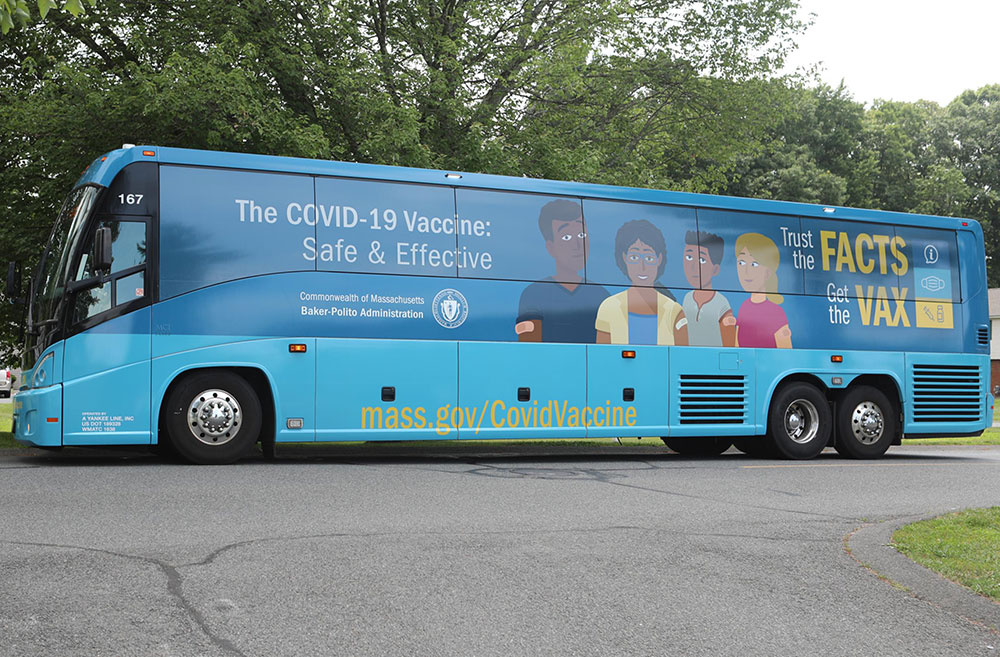 State COVID-19 VaxBus Comes to Haverhill’s Riverside Park Fridays, July 2 and 23
