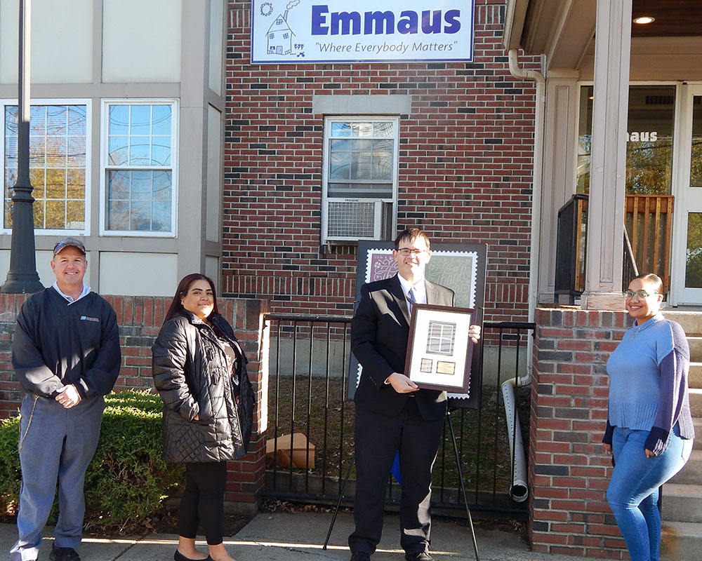 Post Office Honors Emmaus with Special ‘Thank You’ Stamp for Continuous Essential Work