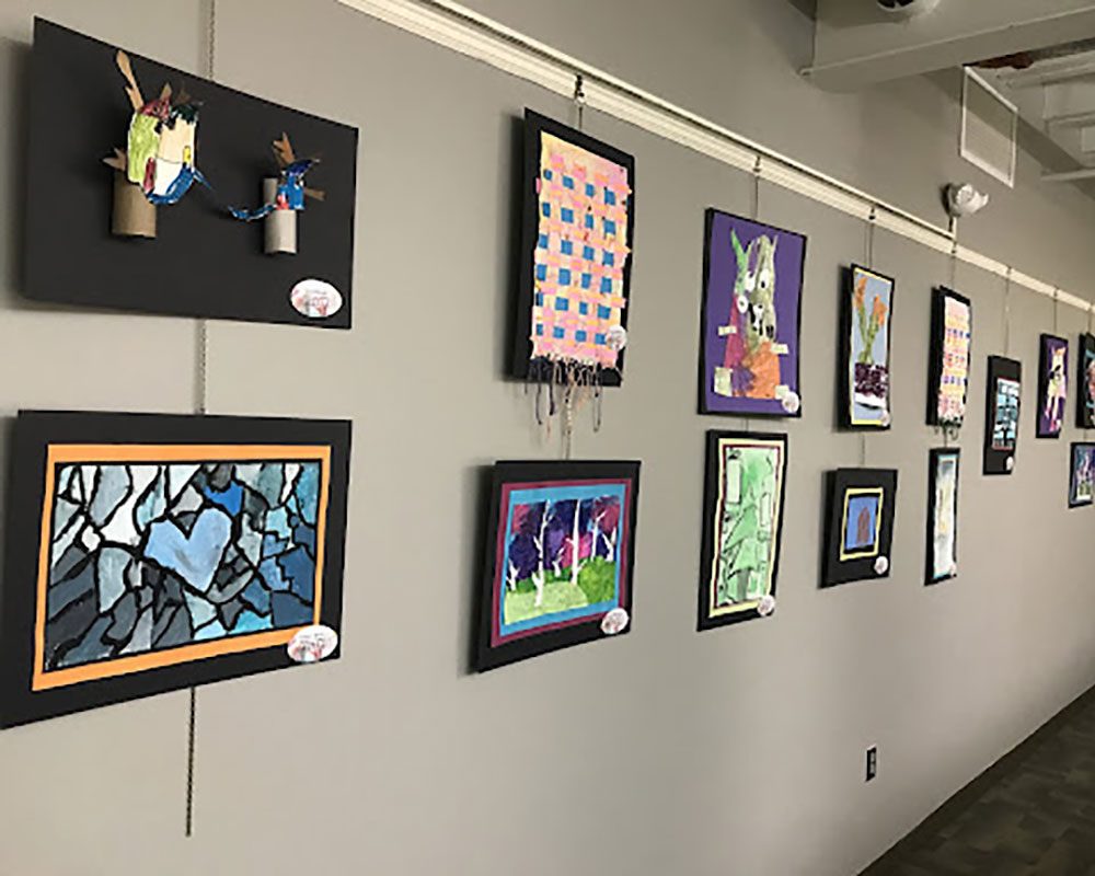 Golden Hill Elementary School Artwork on Display All Month at Haverhill Public Library