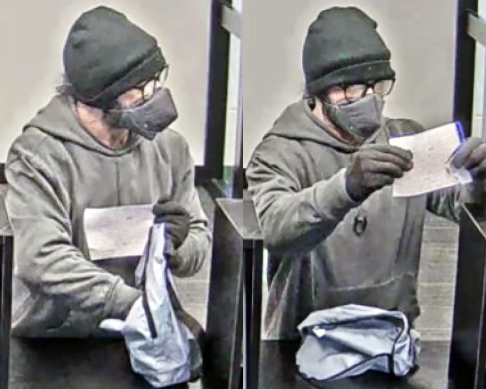 Methuen Police Seek Public’s Help in Tracking Down Man Who Robbed Bank Tuesday