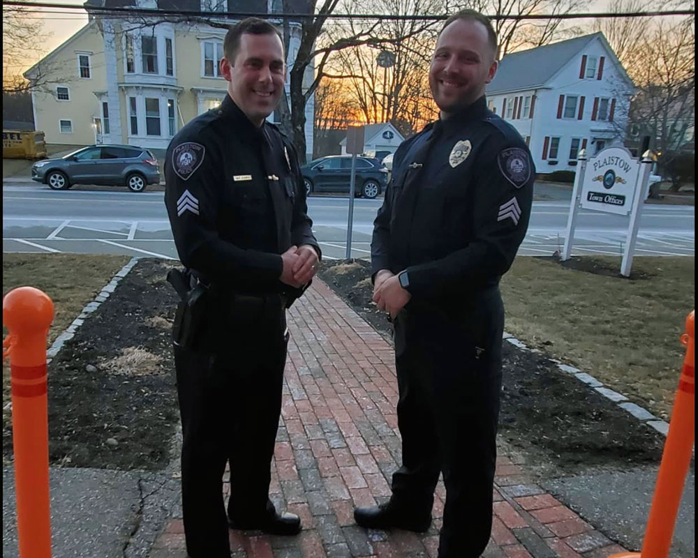 Plaistow, N.H, Police Promote D’Auria and Coakley to Sergeants