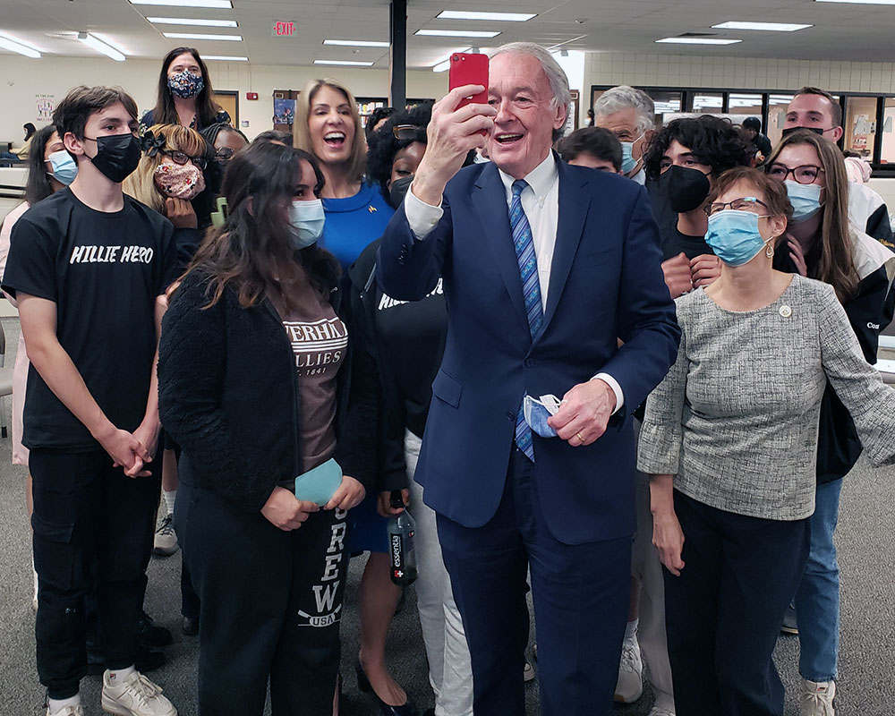 Haverhill High Celebrates with Markey and Trahan Federal Money to Keep Students Connected