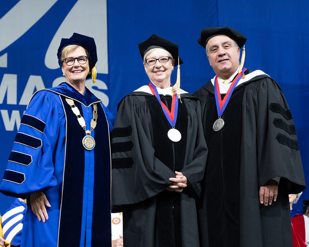 Chemalys Receive UMass Lowell Chancellor’s Medals for Public Service and Civic Engagement