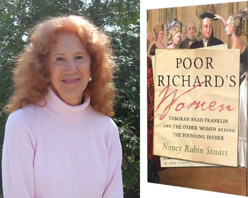 Author Nancy Rubin Stuart Discusses ‘Poor Richard’s Women’ Saturday in Haverhill