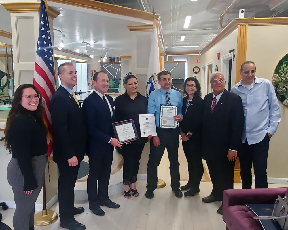 State Undersecretary Palleschi Honors Local Businesses in Haverhill, Methuen and Lawrence