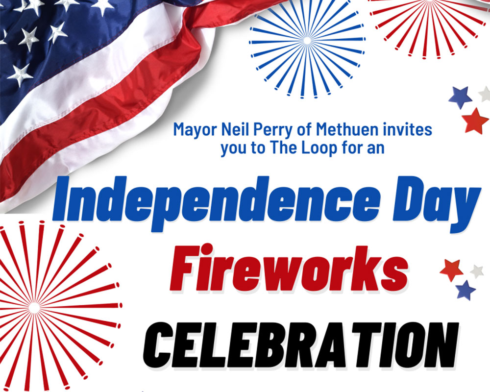 Methuen Independence Day Festivities Now Set for July 9 at the Loop With Bands and Food