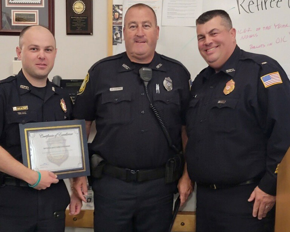 Haverhill Police Award Woodman with Employee Excellence Award for Drug-Related Arrest