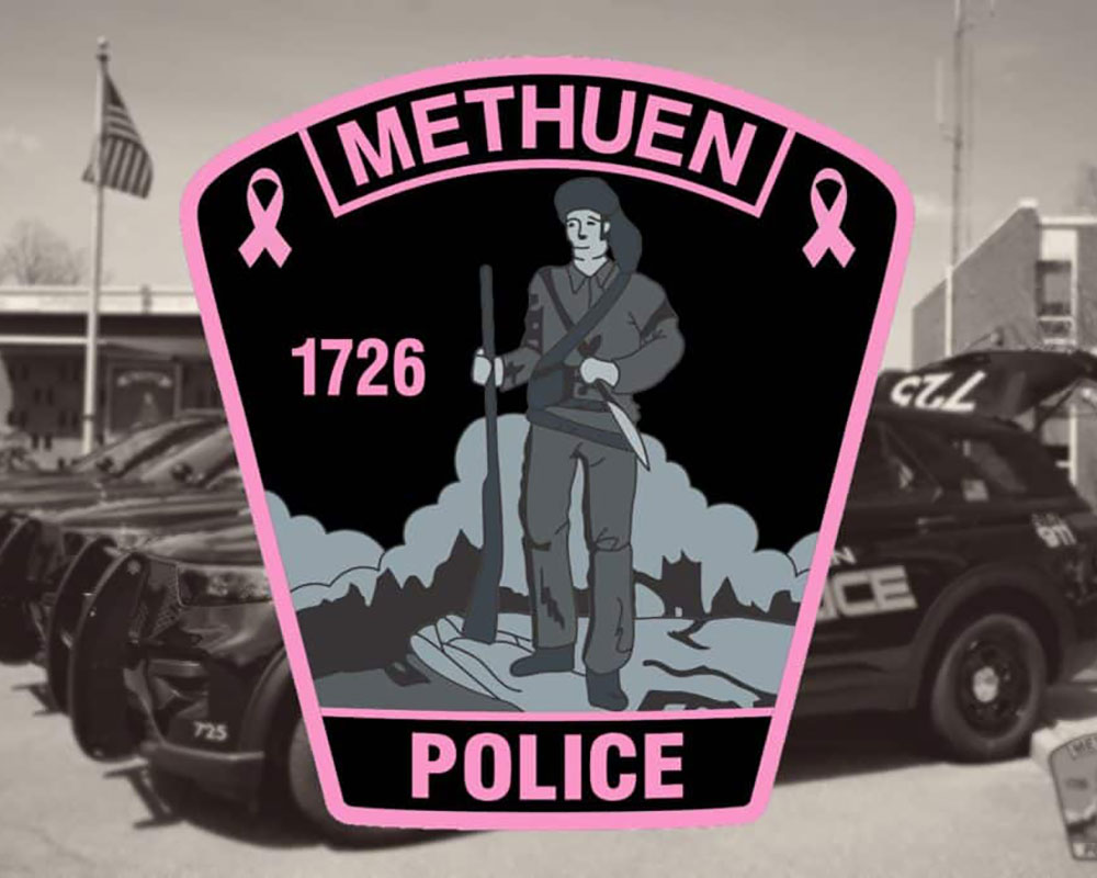 Methuen Police Raise $3,690 for Dana Farber Cancer Institute with Pink Patch Project