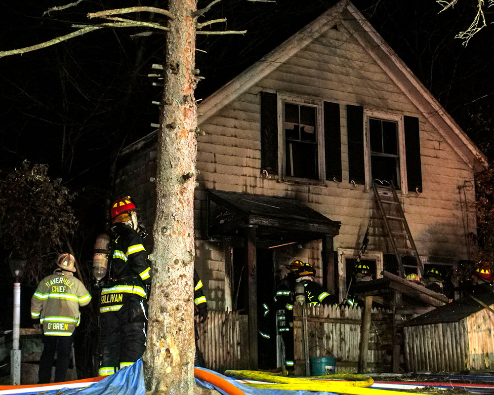 No Injuries in Early Tuesday Morning Haverhill Fire; Firefighters Surrounded by Livestock at Scene