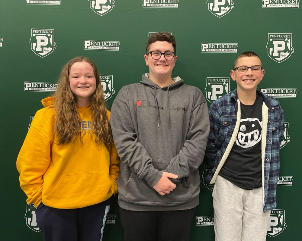 Three Pentucket Regional Middle School Eighth Graders Become Project 351 Ambassadors