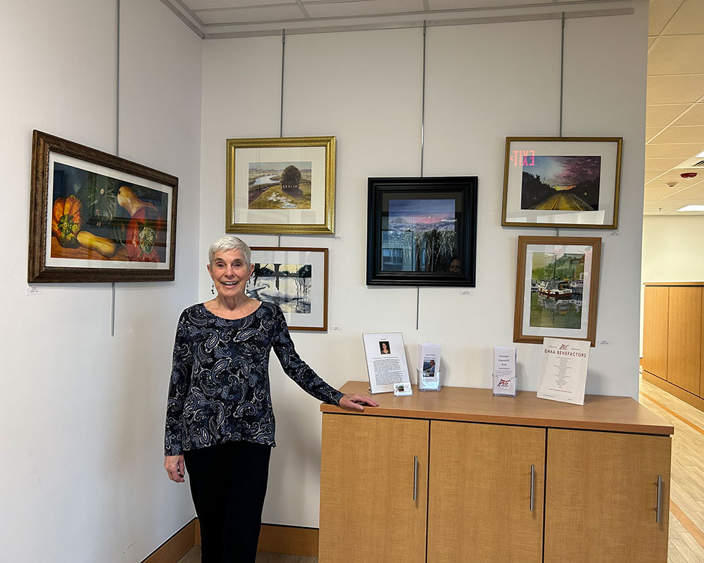 Watercolors by Ann Jones on Display Through February at iHub in Downtown Haverhill