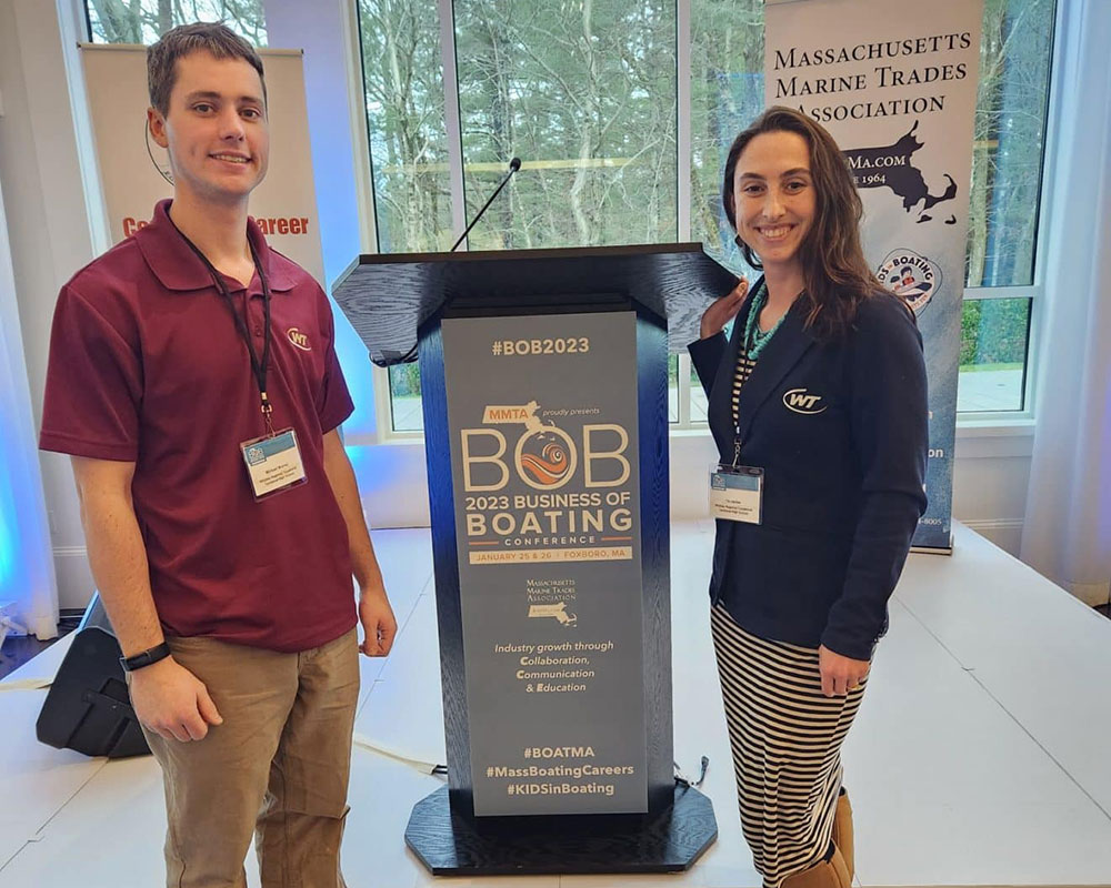 Whittier Tech Marine Technology Program Takes Center Stage at Business of Boating Conference
