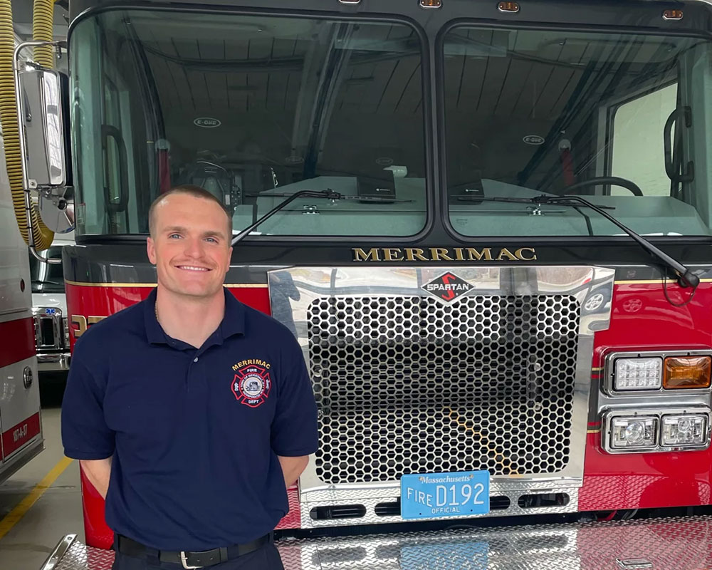 O’Niell, of Haverhill, Joins Merrimac Fire Department as Full-Time Firefighter and EMT