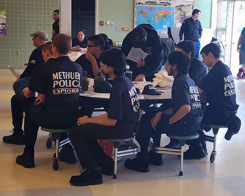 Methuen Police Explorers Take Second Place in Statewide Competition in Winthrop