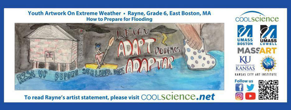 Rising Sea Level Art on MeVa Buses is the Work of Sixth-Grade Cool Science Contest Winner