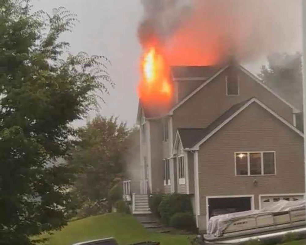 Friday Lightning Leads to Three-Alarm Haverhill House Fire; No Injuries and Home Salvageable