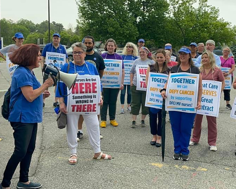 Dana-Farber Nurses in Methuen Vote to Strike One Day Unless They Achieve Parity with Boston