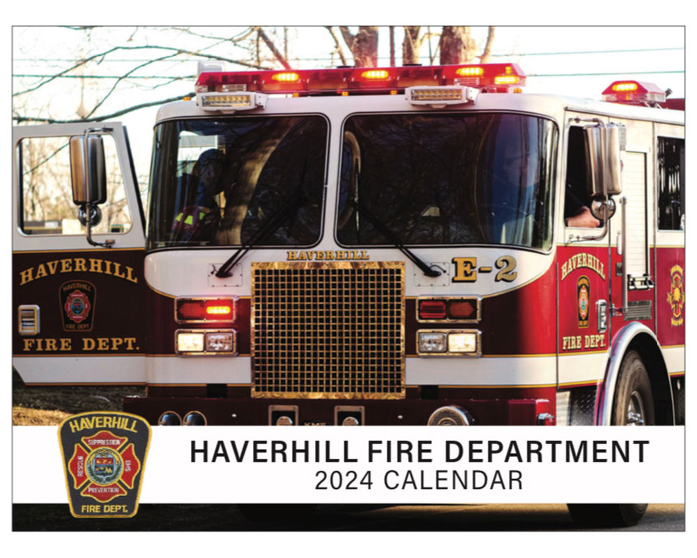 Haverhill Fire and Police 2024 Calendars Support ‘Heroes and Helpers’ Program