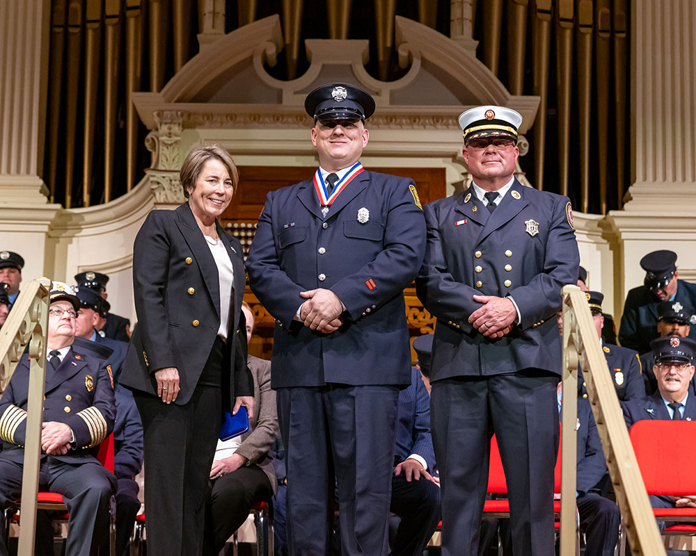 Lawrence Firefighter Paul King Receives Citation at Firefighter of the Year Awards