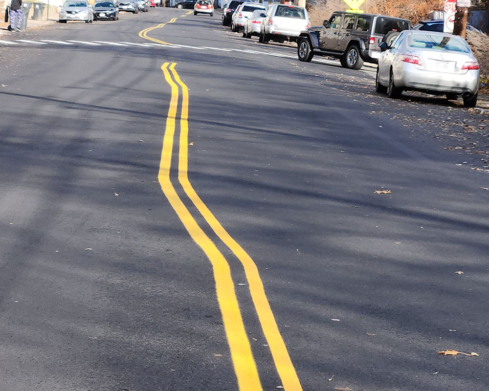Crooked Yellow Lines on Haverhill’s Washington Street Brings Red-Faced City Workers