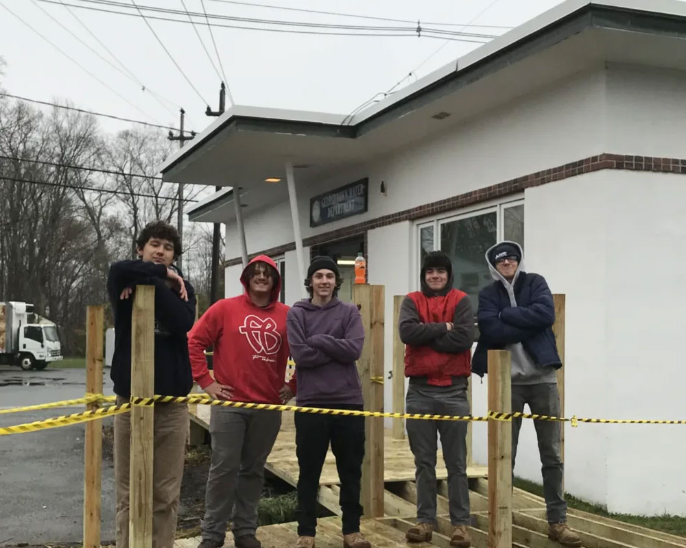 Whittier Tech Students Design and Construct New Ramp at Georgetown Water Department