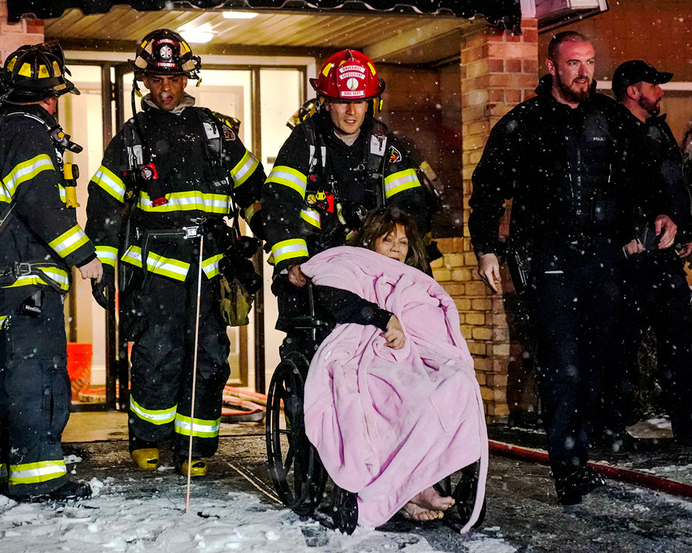 No Injuries, But 75 People Sent into Snow as Bathroom Fan Catches Fire at Haverhill Condo Building