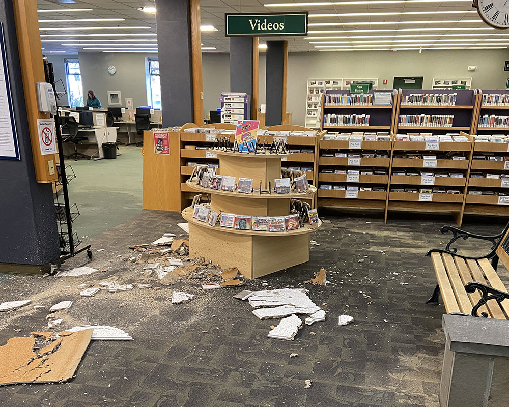 Haverhill Public Library Limits Operations After Water Damage; Full Recovery in a Few Weeks