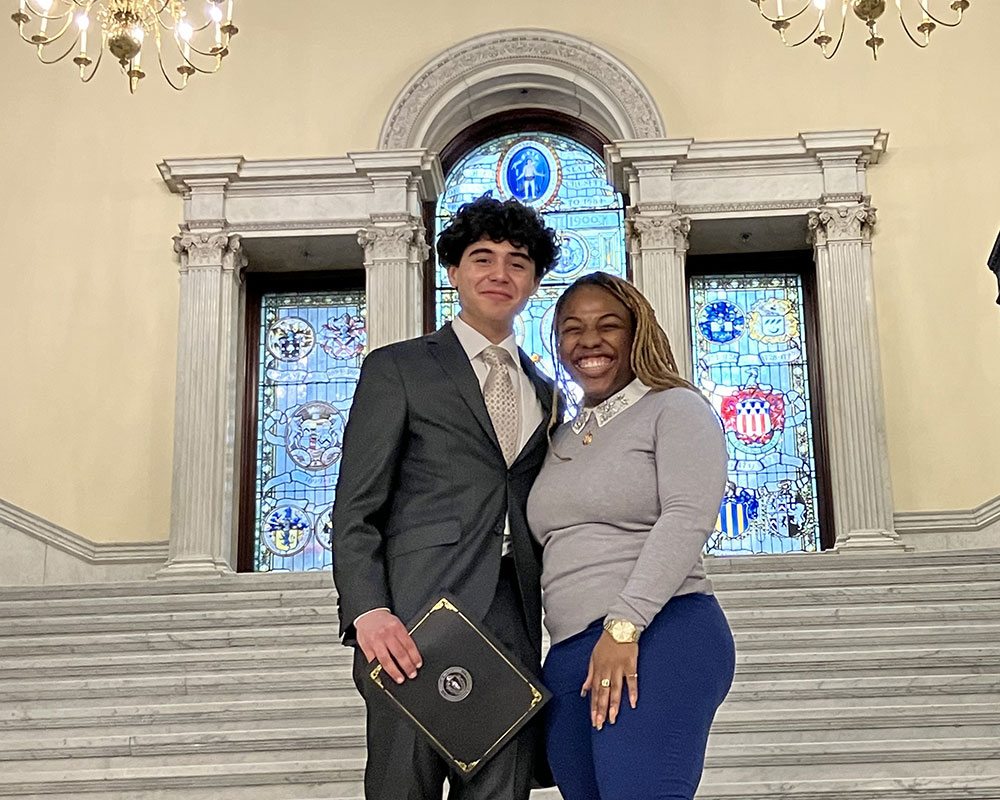 Hillie David Martinez Joins Governor’s New Youth Council at Beacon Hill Ceremony